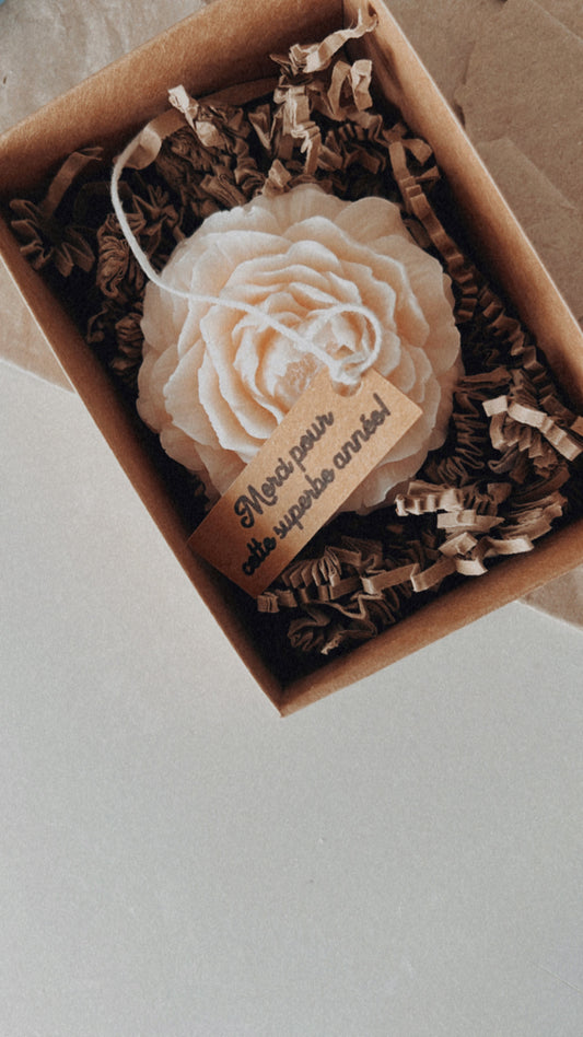 Coffret rose - remerciement